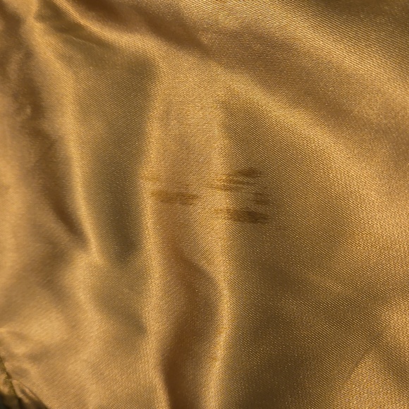 Vintage 1980s LL Bean Pig Suede Leather Work Lined Vest M - Picture 6 of 13